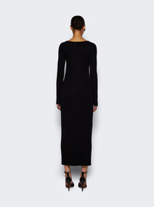 Women | LouLou de Saison | Anoush Knitted Dress | Black