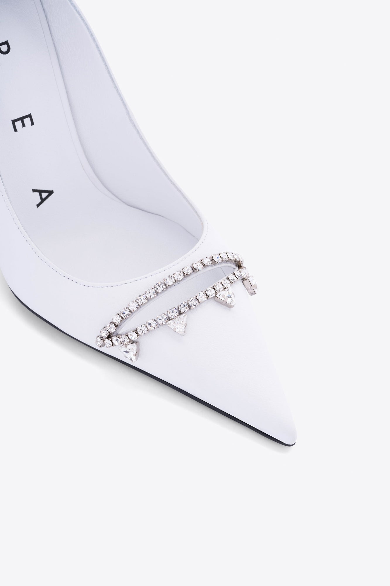 Crystal Slit Pump | White