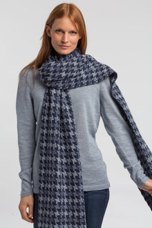 Womens | Big Sky Scarf | Denim Blue Multi