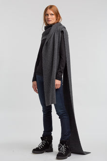 Womens | Big Sky Scarf | Charcoal