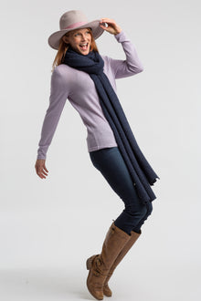 Womens | Big Sky Scarf | Navy