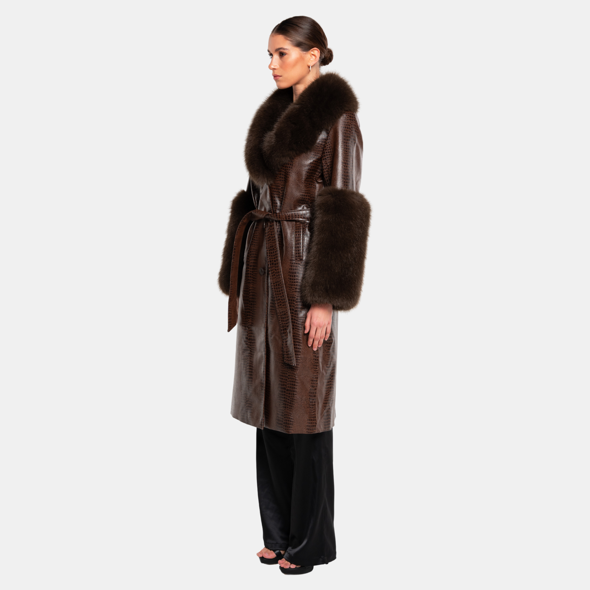 OW Collection Astrid Coat | Brown