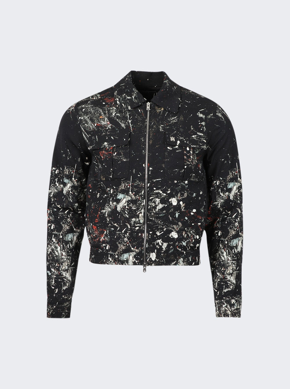 Men | Amiri | Paint Splatter Blouson Black