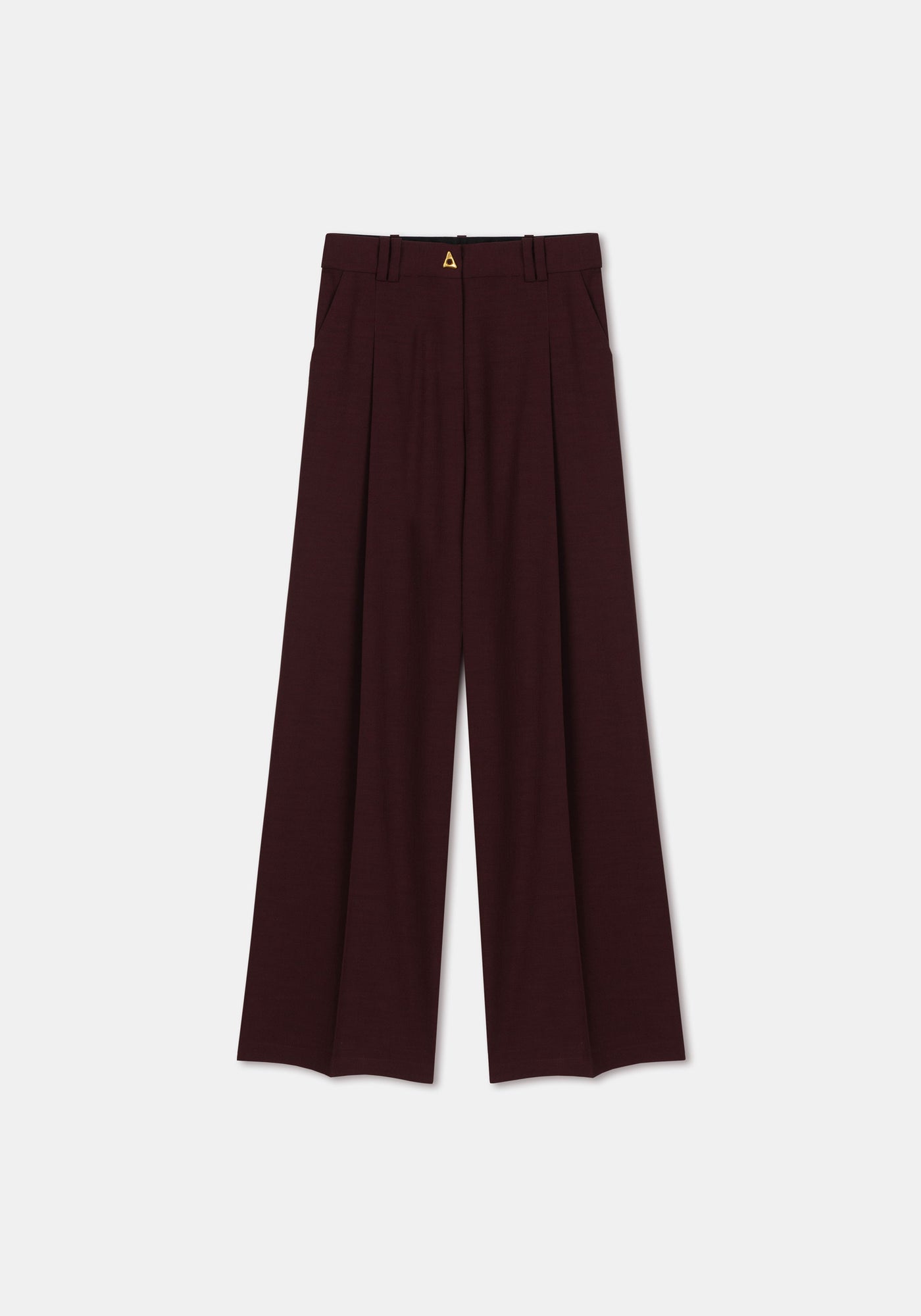 Wellen Wide Leg Suiting Pants | Bordeaux