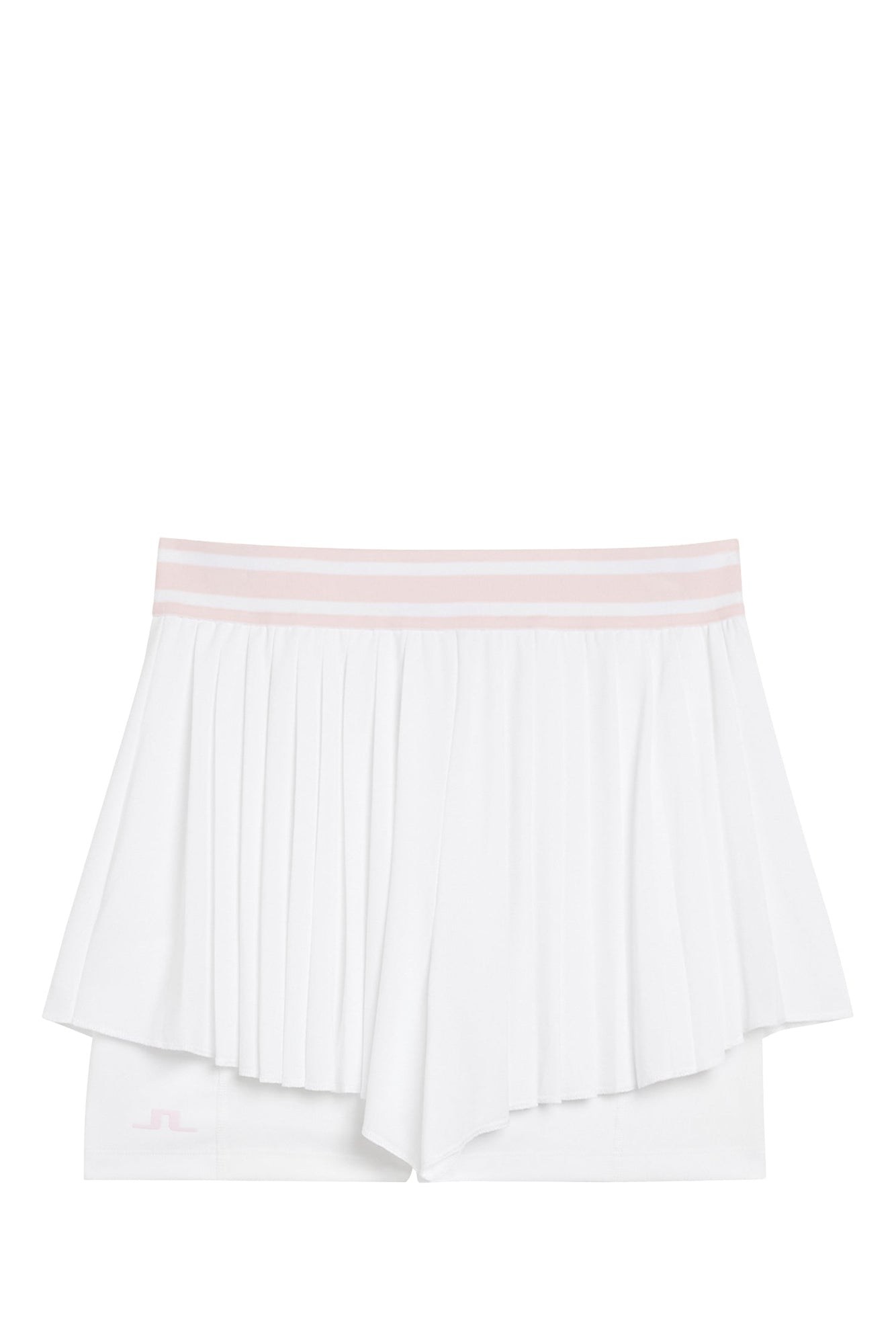 Selah Pleated Shorts in White by J.Lindeberg