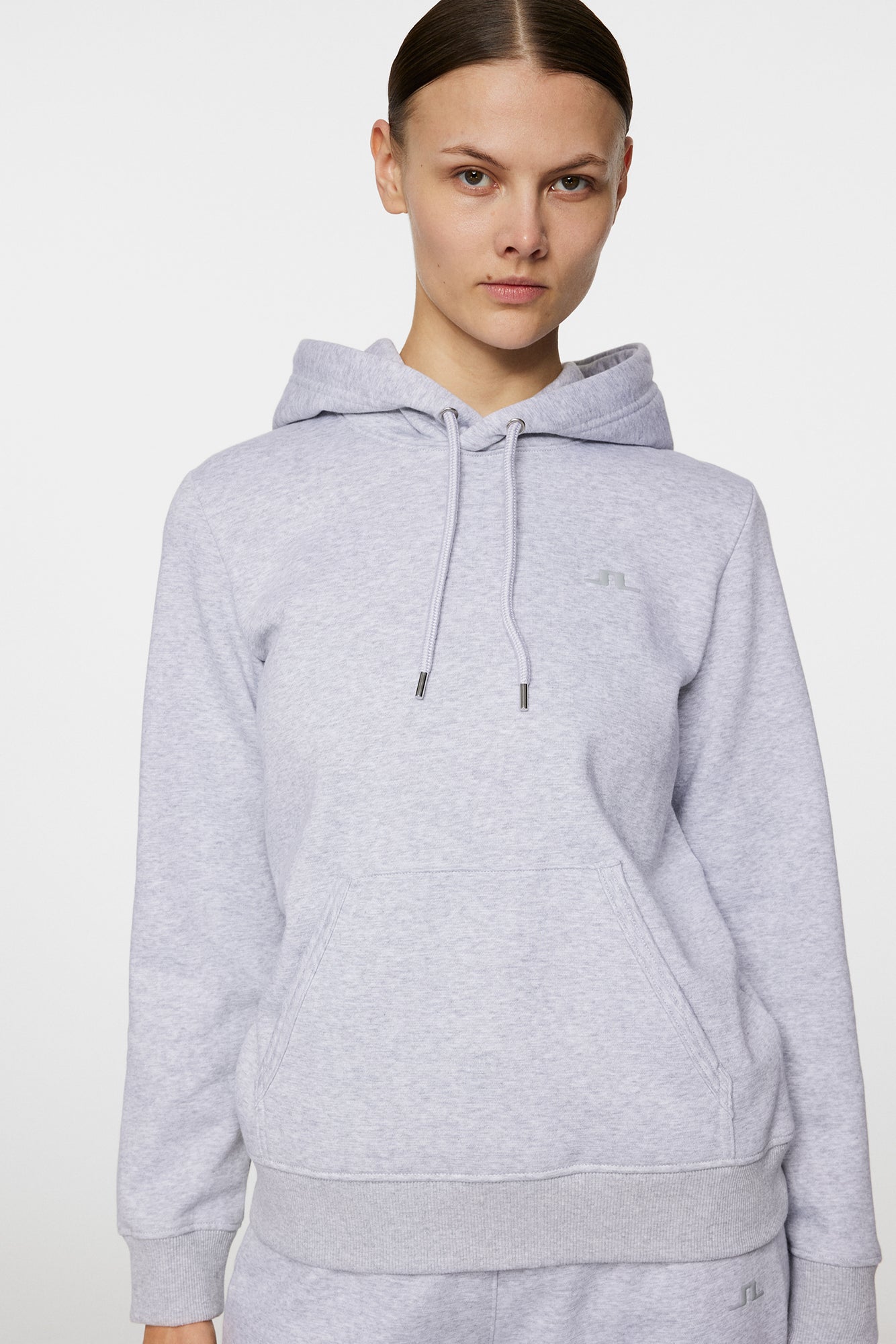 Women | W Alpha Hood | Light Grey Melange