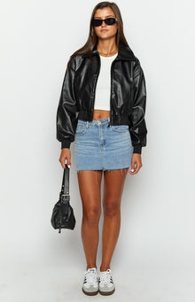 Abbi Cropped Jacket | Black