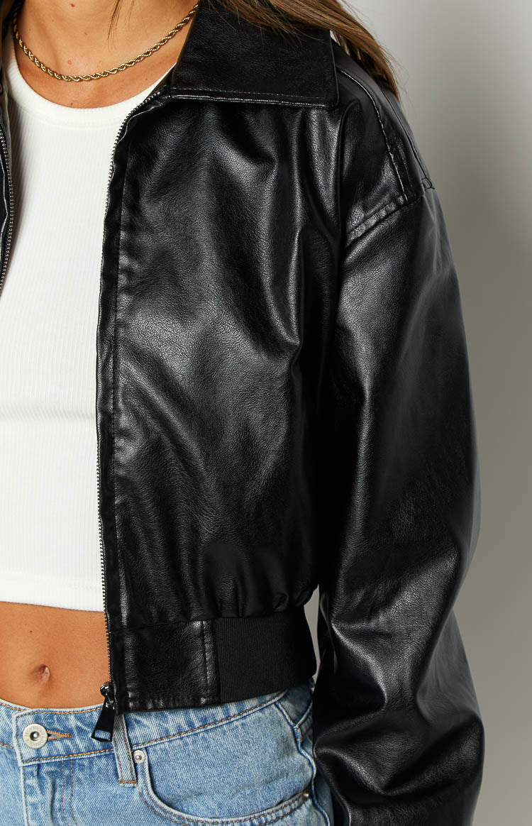 Abbi Cropped Jacket | Black