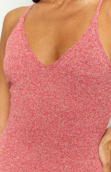 Airdrie Knit Maxi Dress | Pink