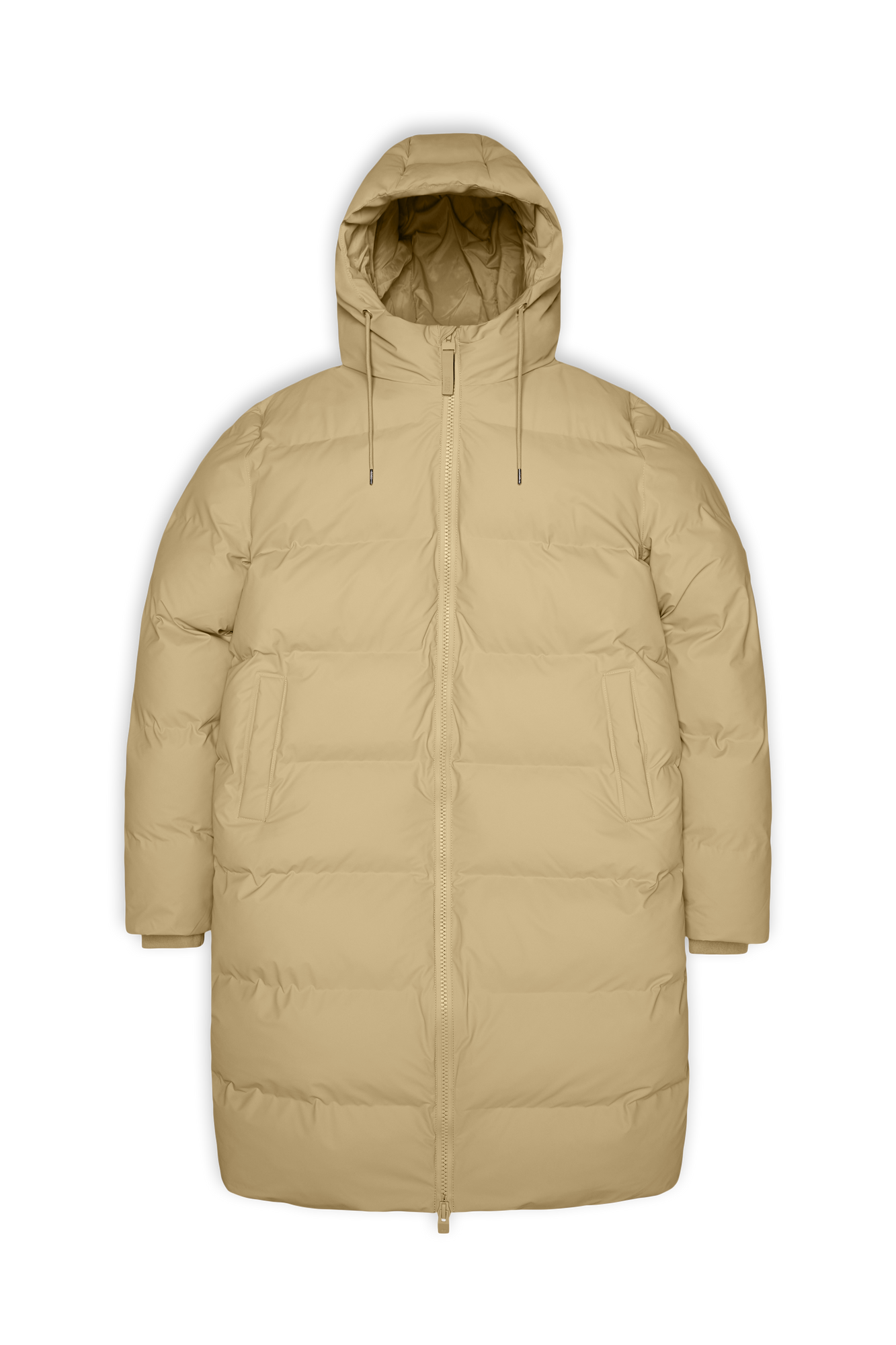 Rains Alta Long Puffer Jacket Jackets 24 Sand