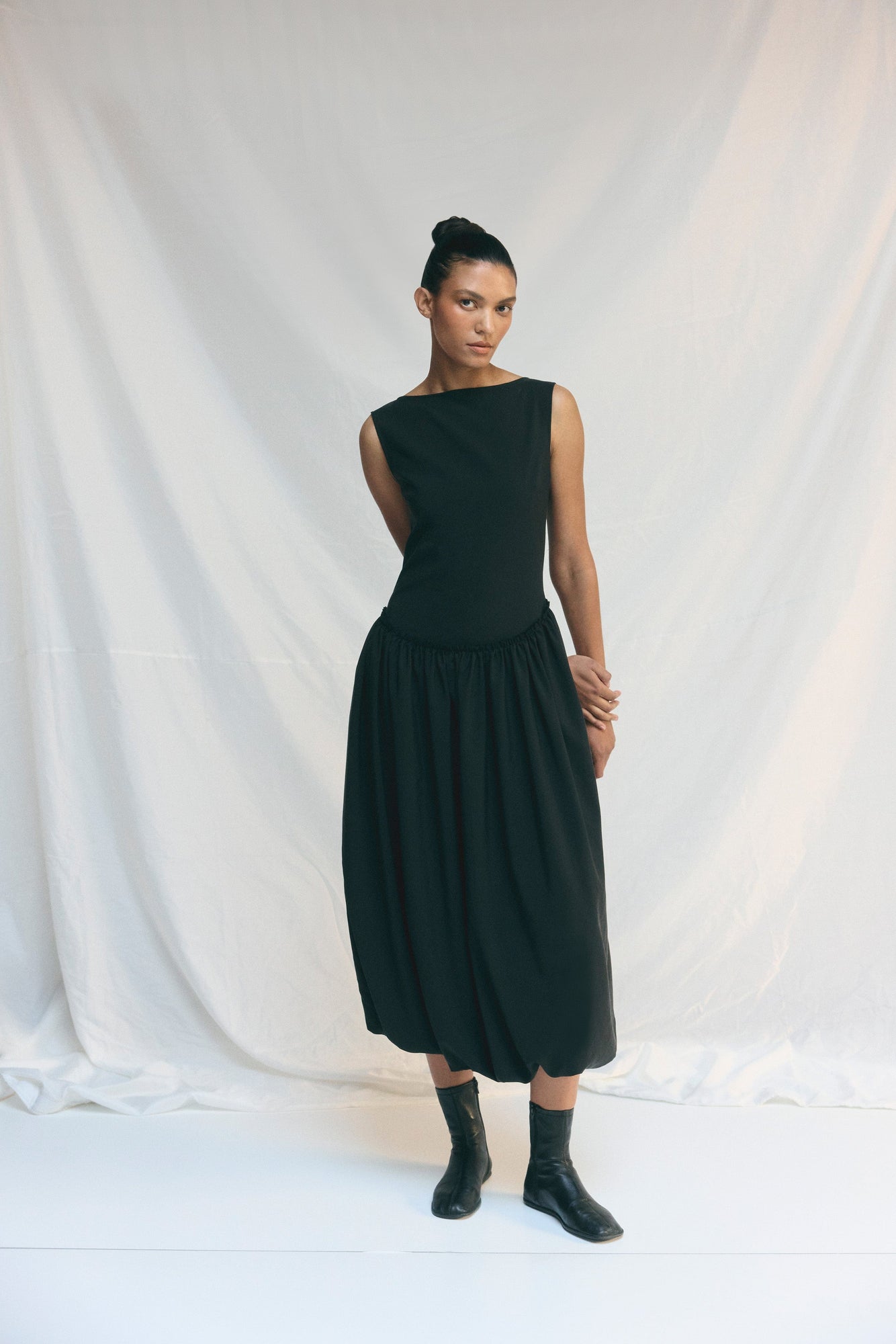 Vanessa | Ambretta Drop-Waist Bubble Dress in Size Small