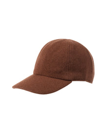 Amicale Cashmere | Women | Cashmere Blend Knit Baseball Cap | Currant