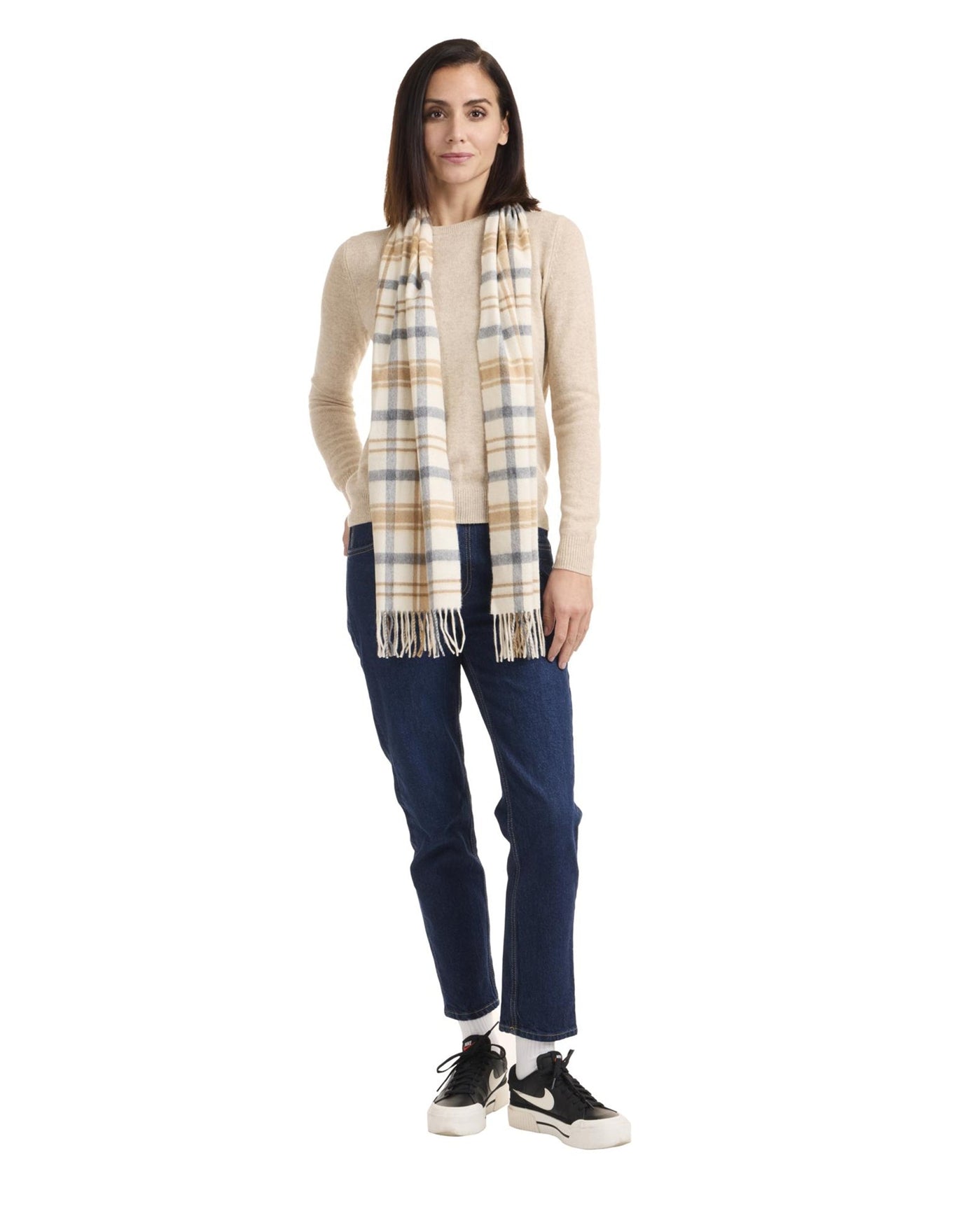 Amicale Cashmere | Women | Scarf | Oatmeal V3