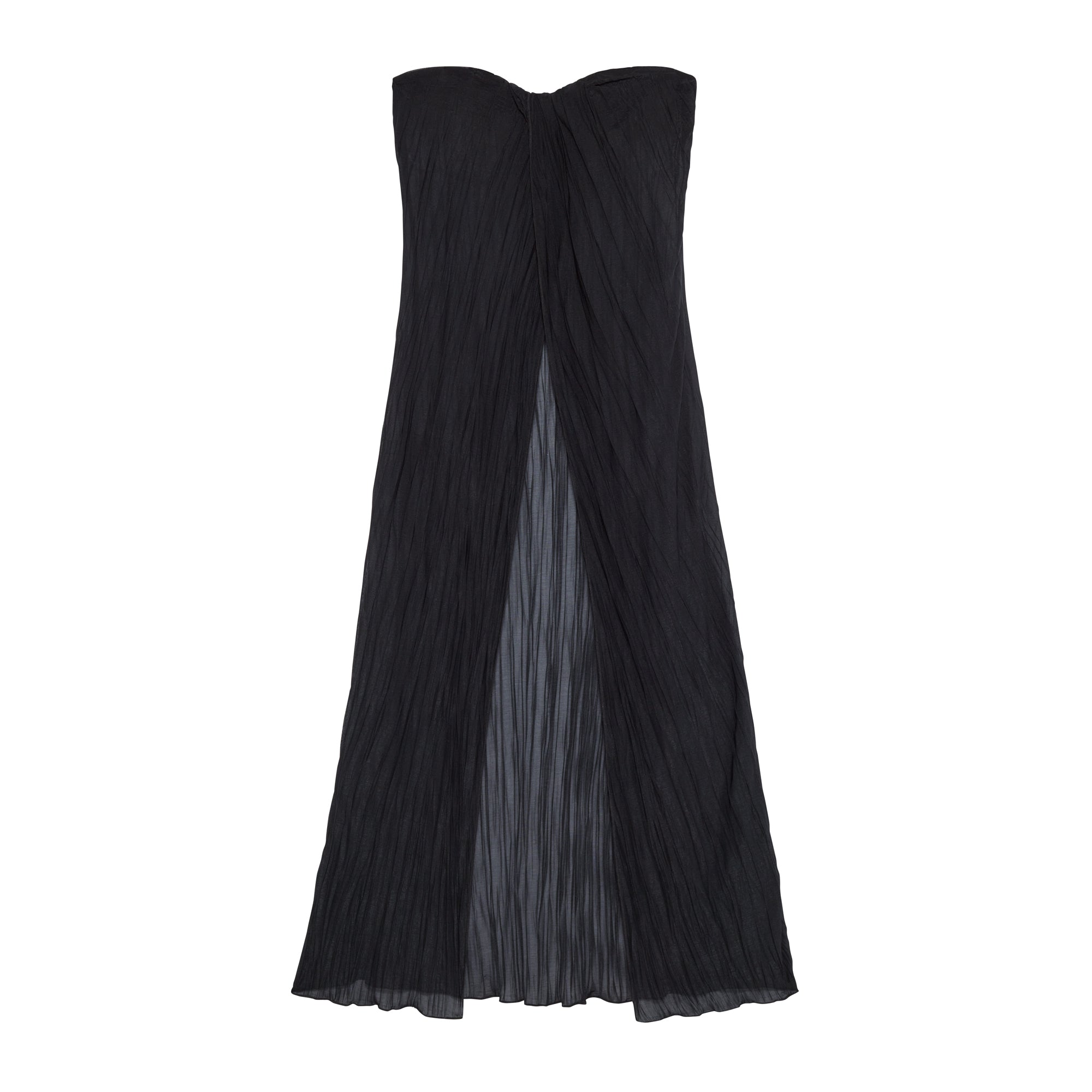Amira Dress | Black Ripple
