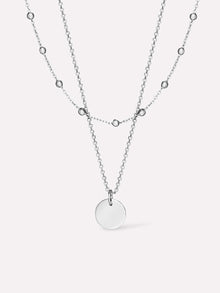 Ana Luisa Jewelry Necklaces Sets Coin Necklace Set Willow Silver Rhodium