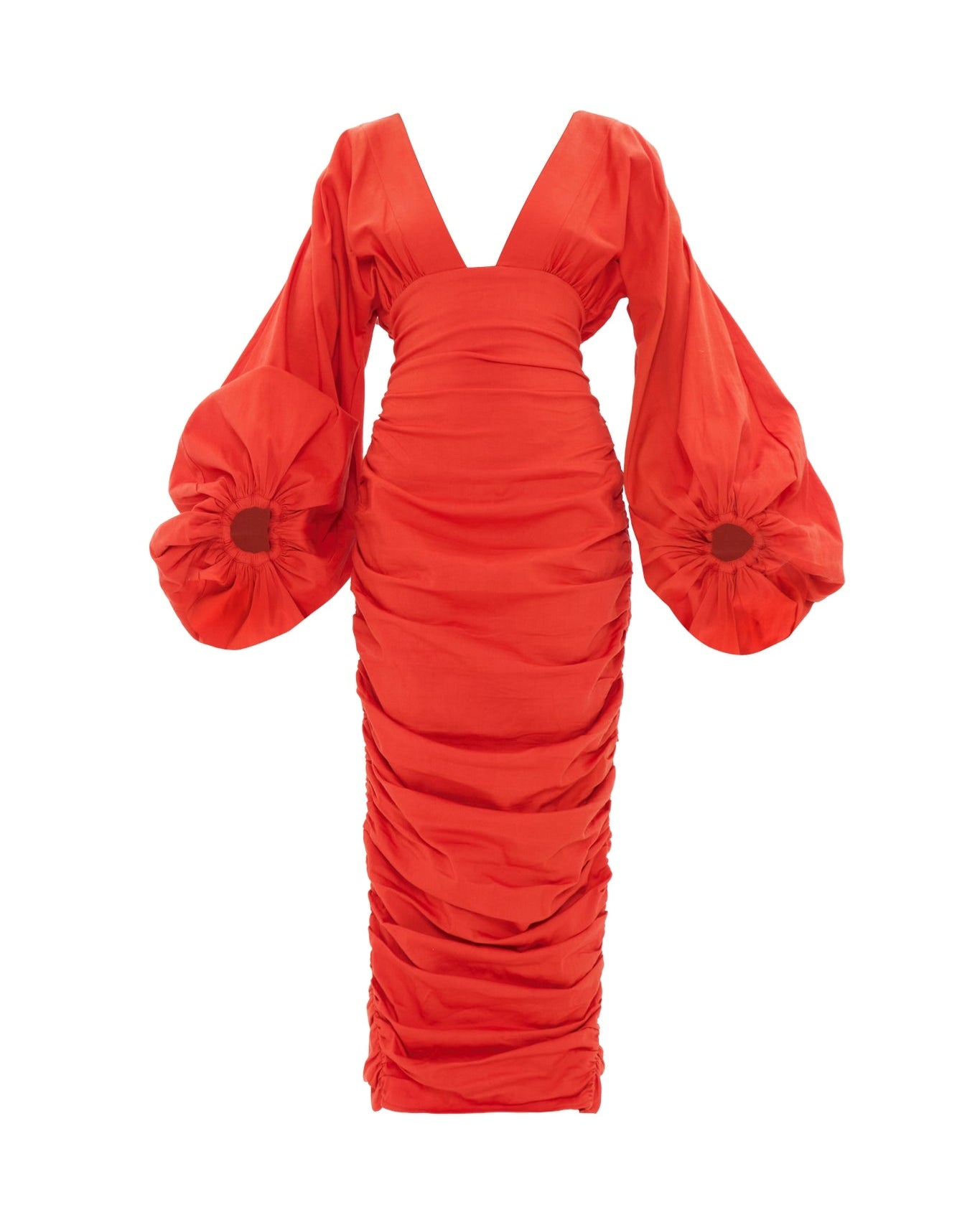 Anida Dress | Red Coral