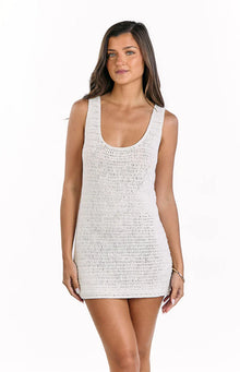 Annalee Crochet Mini Dress | Cream