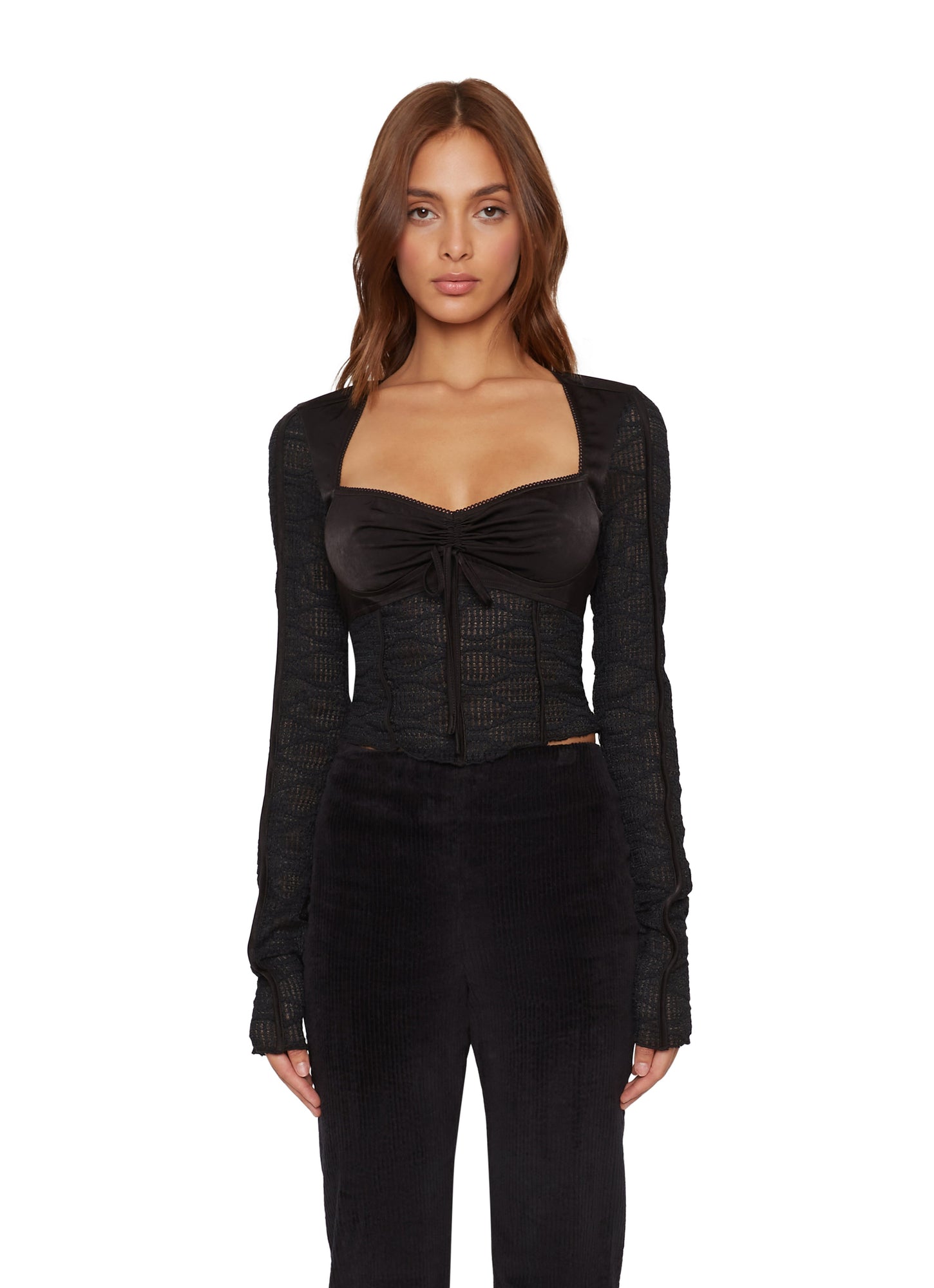 Womens | Archangel Swirl Top | Black
