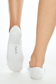 Tavi | 3 Pack Avery No Show Socks | White