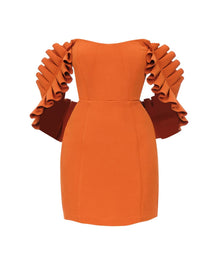 Azo Dress | Tangerine