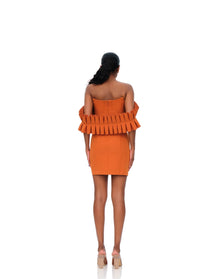 Azo Dress | Tangerine