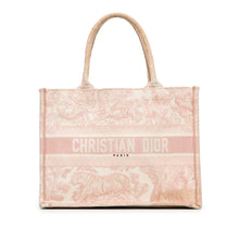 Dior | Pre-Owned Medium Toile de Jouy Book Tote | Pink/Light Pink