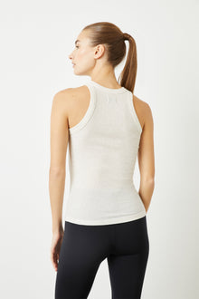 Wesley | Rivington Ribbed Tank | Oatmeal Heather