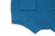 Unisex | Organic Cotton Nordic Knit Playsuit | Fjord Blue