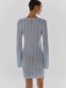 Lion Mini Dress | Crystal Blue