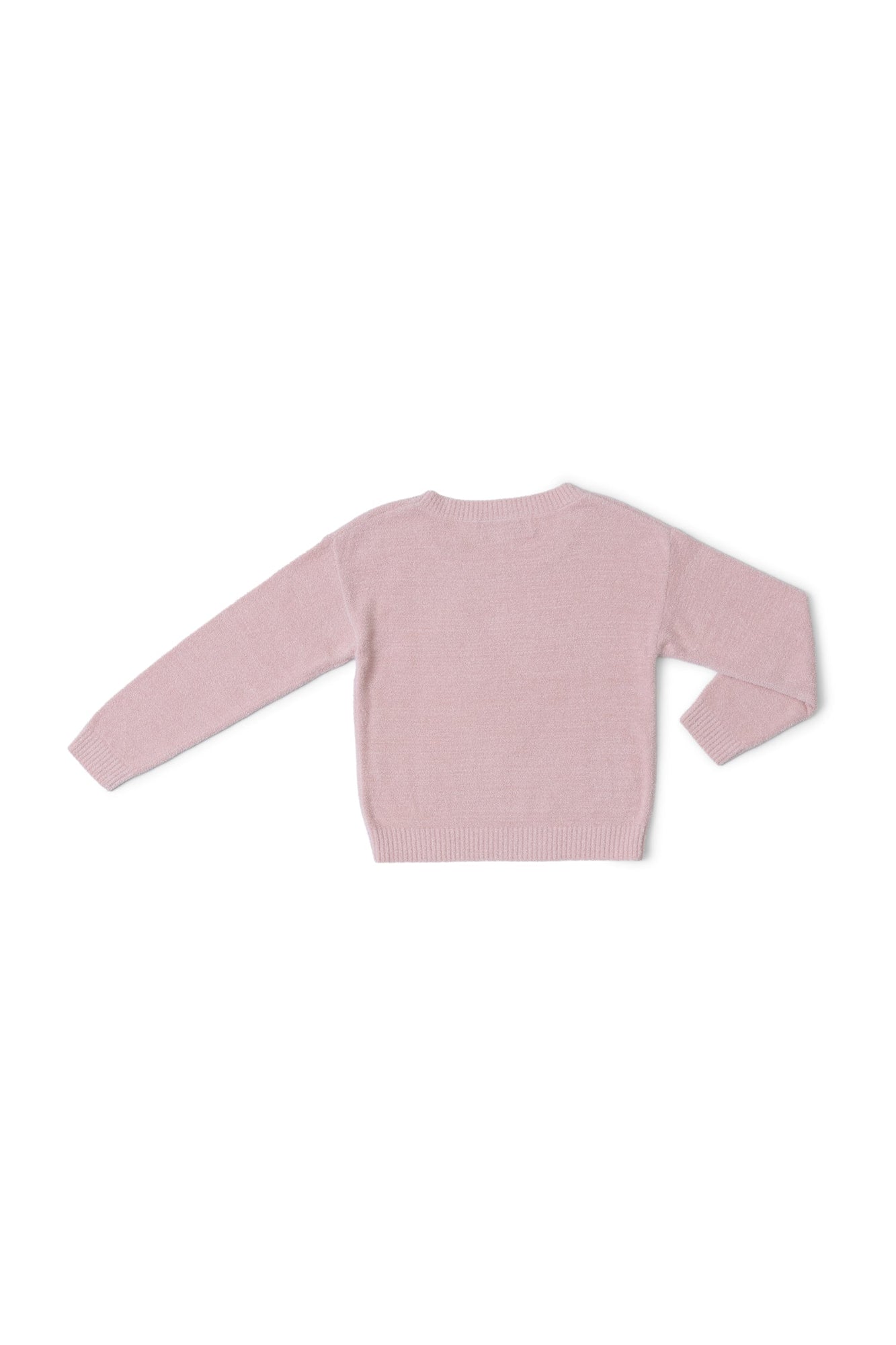 Toddlers | Cozychic Ultra Lite Stitched Heart Pullover | Pink Peonie/Pearl