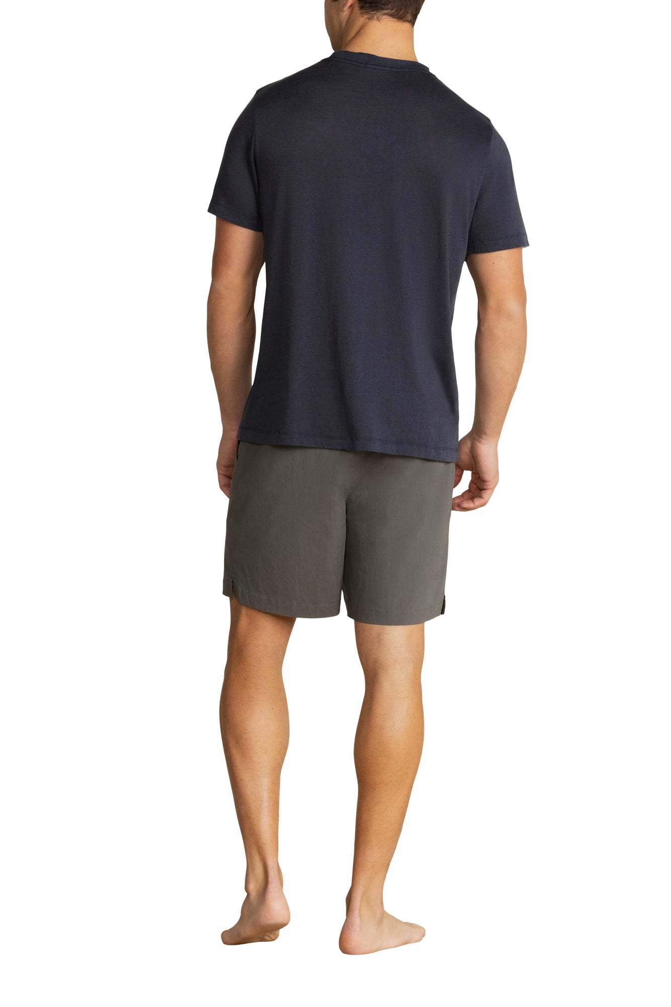 Mens | Malibu Collection Slub Burnout Cut Neck Tee | Indigo