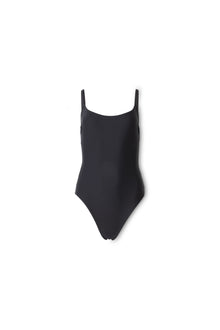 Womens | Scoop Back One Piece | Black Sea