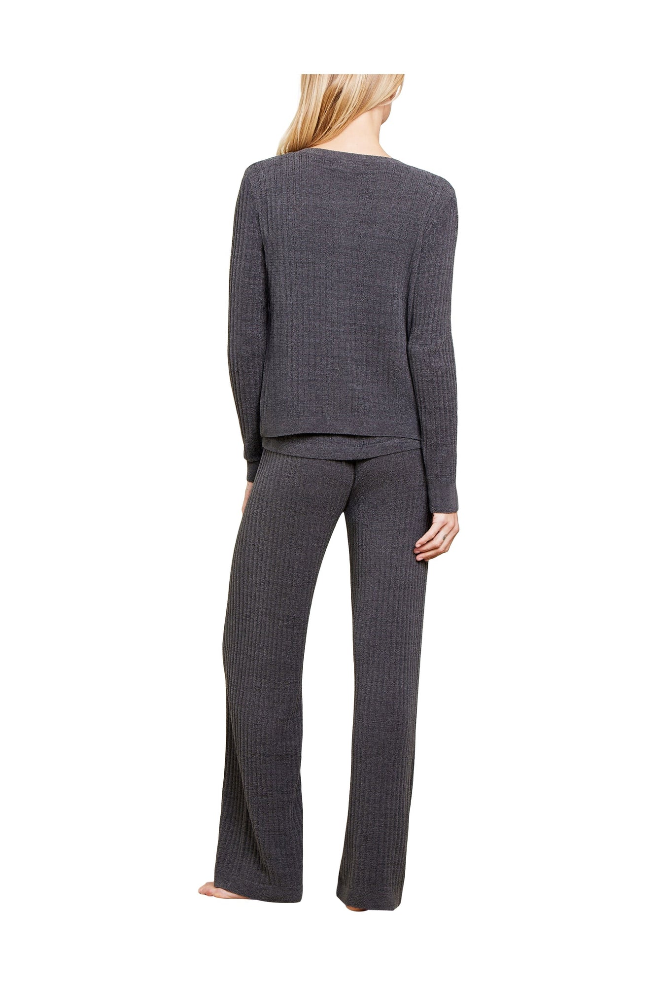Womens | Cozychic Ultra Lite Ribbed Button Cardigan | Carbon