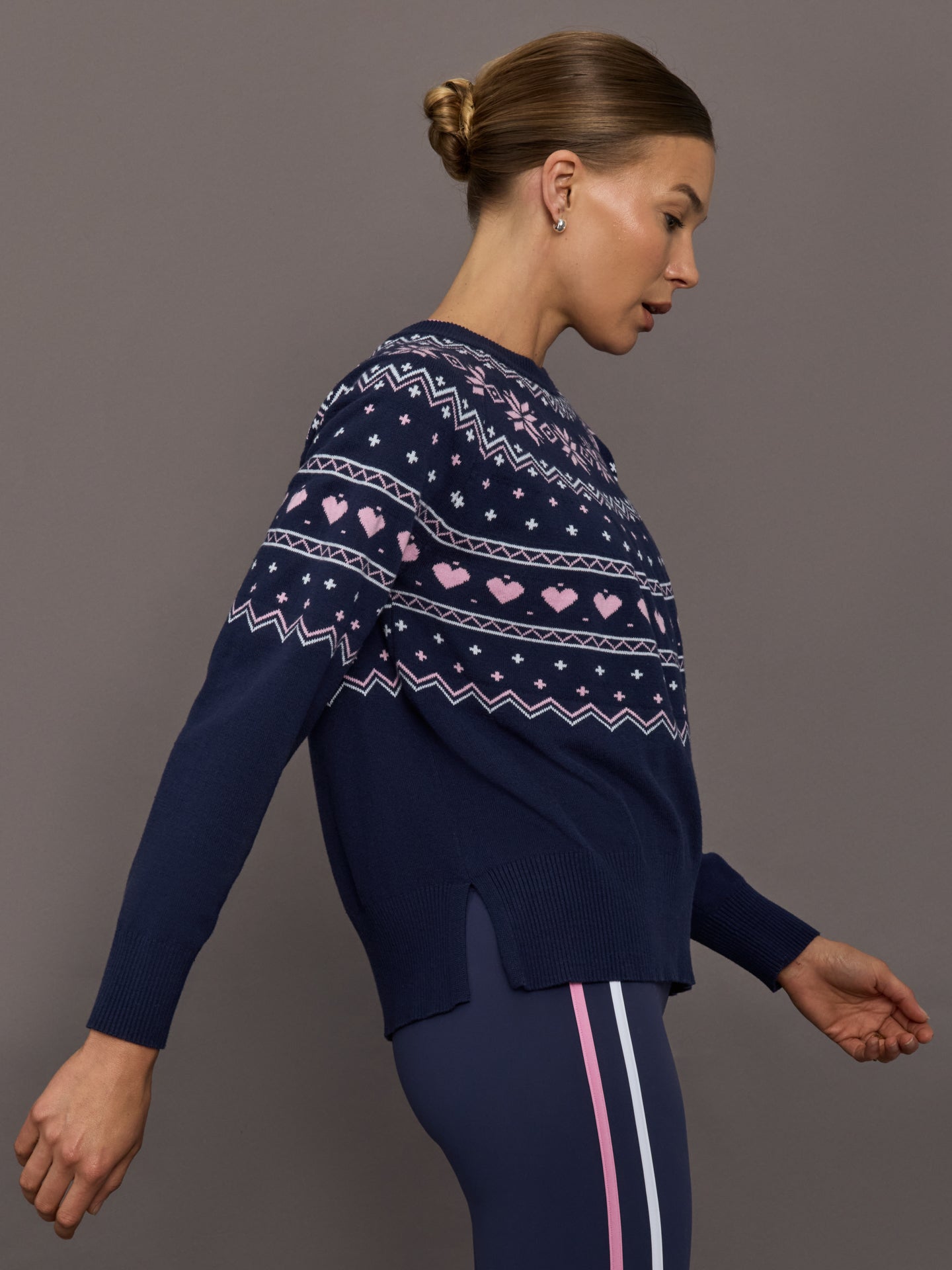 Elizabeth Sweater | Snowy Peaks Fairisle