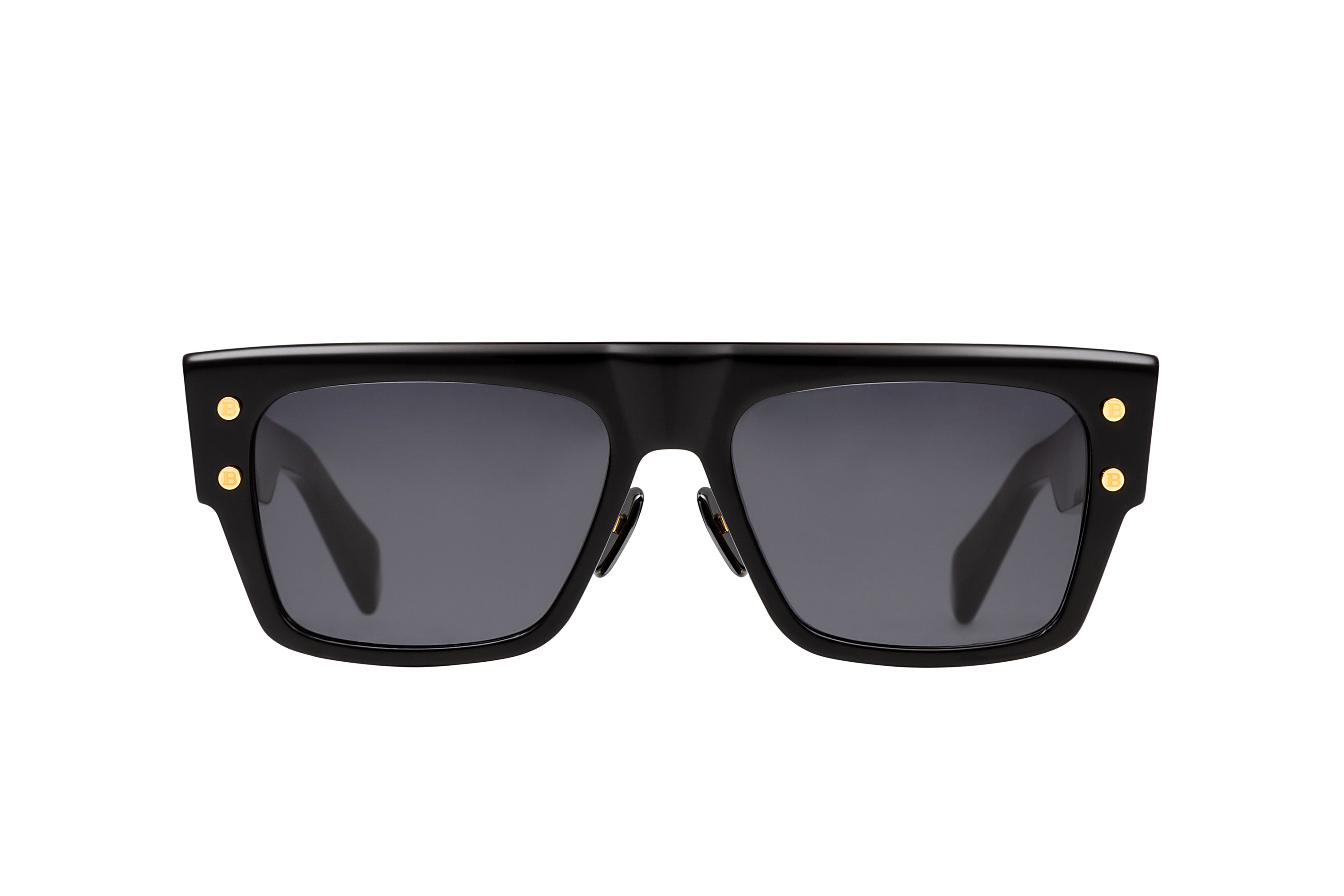 Unisex | B - III Sunglass | Black - Gold | Dark Grey