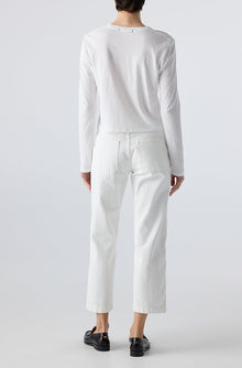 AMO Denim | Billie Field Pant in Eggshell