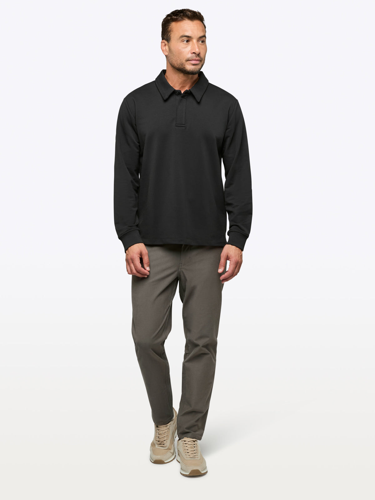 Mens | Hyperloop Rugby Polo | Signature-Fit | Black