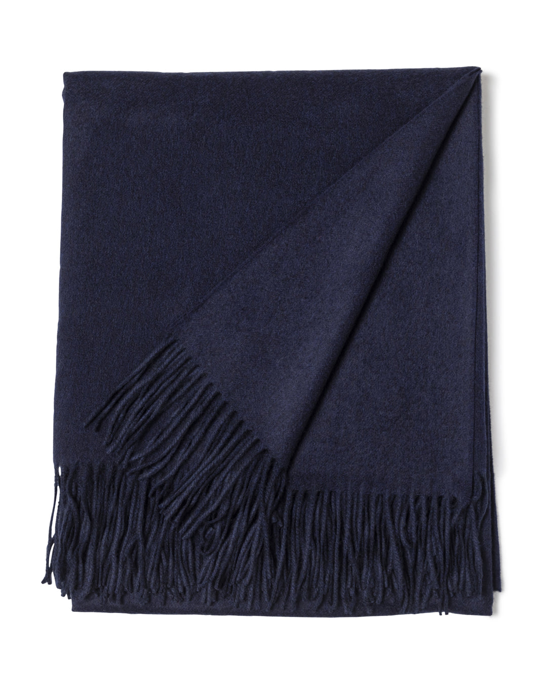 Sofia Cashmere | 100% Cashmere Waterweave Throw   | Navy