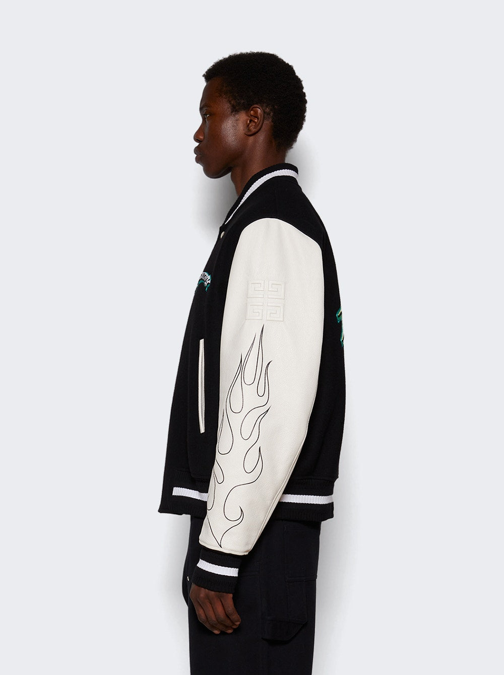 Men | Givenchy | Varsity Jacket & Black & White