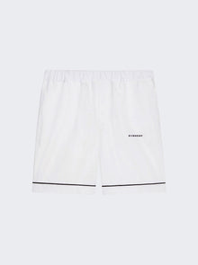 Men | Givenchy | Fluid Linen Shorts | Optic White