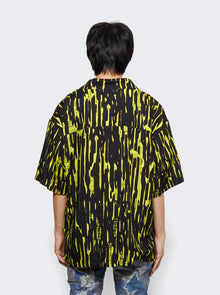 Men | Ambush | Bowling Allover Printed Shirt | Fluorescent Yellow