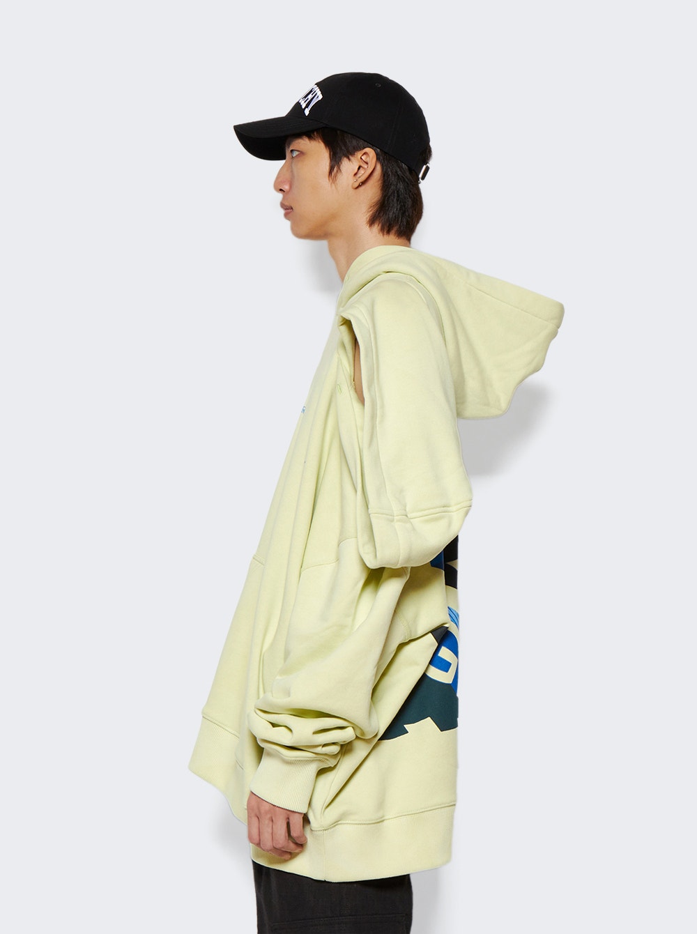 Men | Givenchy | Two Hoods Hoodie Citrus Green