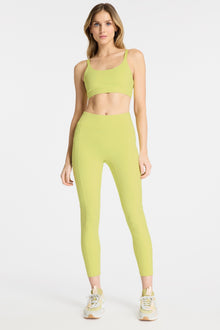 Bandier | Center Stage Pocket Legging | Sunny Lime