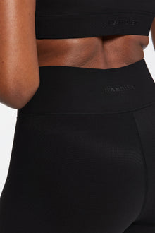 Bandier | Center Stage Rib Legging | Black