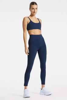 Bandier | Flow Low Impact Bra | Navy Blazer