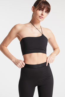 Bandier | Asymmetric Toggle Bra | Black