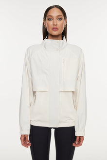 Bandier | Soleil Sport Lightweight Jacket | Gardenia