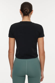 Bandier | Baby Tee | Black