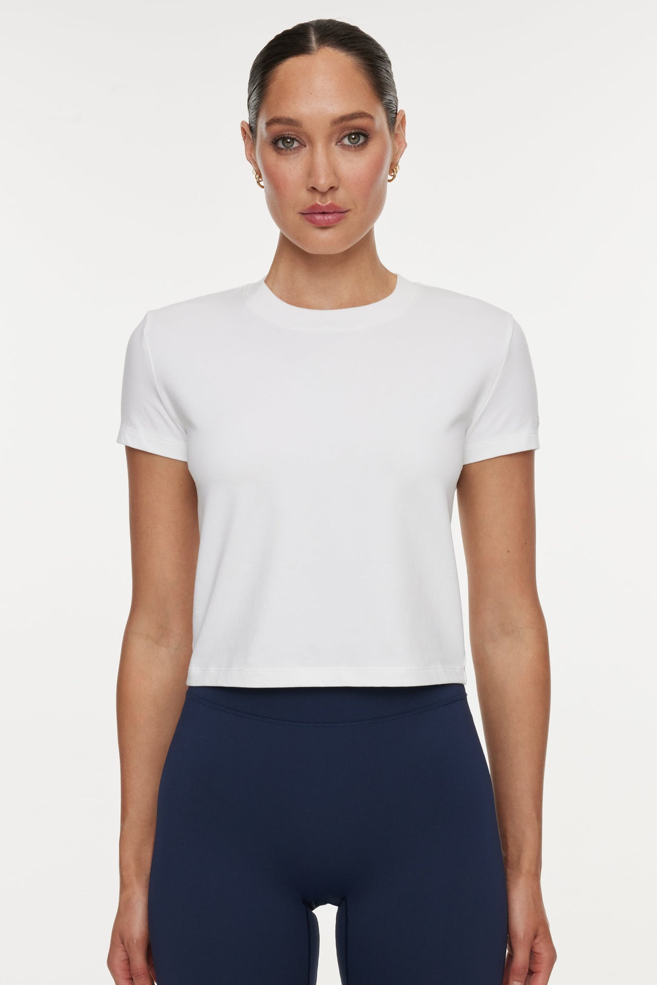 Bandier | Baby Tee | Gardenia