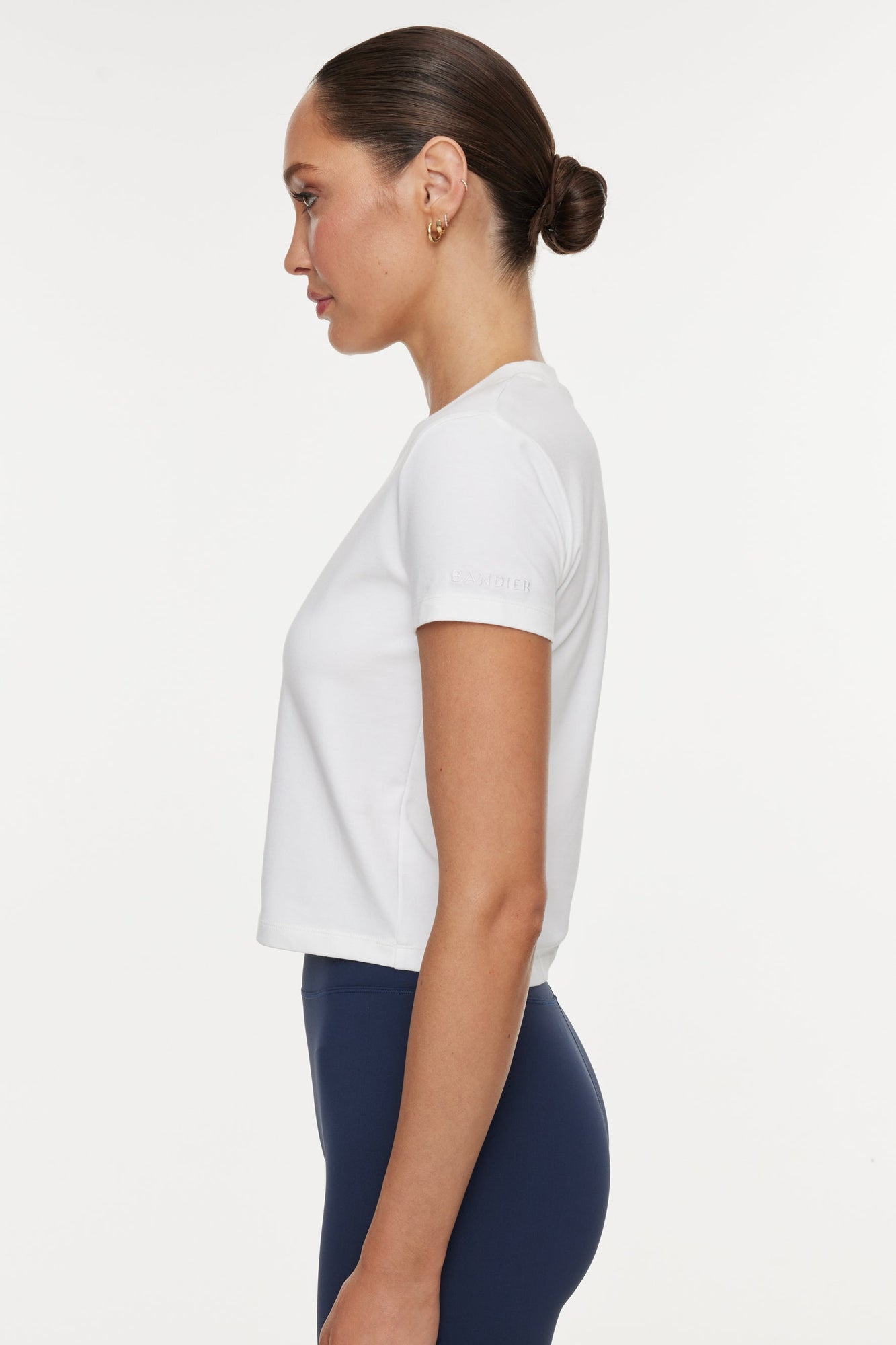 Bandier | Baby Tee | Gardenia